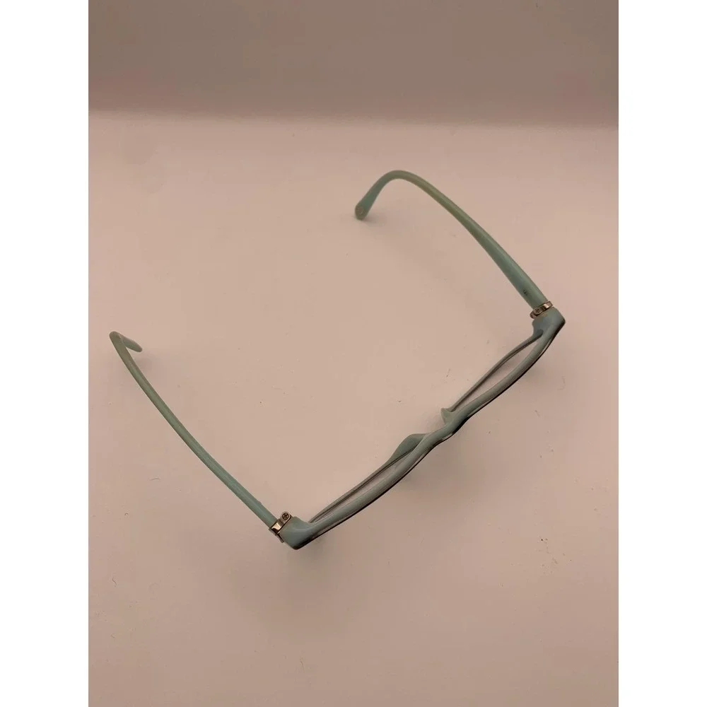 Tiffany & Co Eyeglasses 51-16 Aqua Blue Black Womens Frame Only